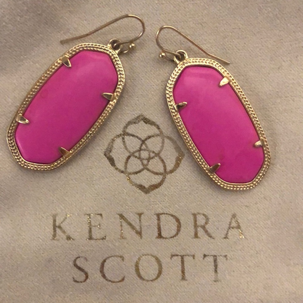 Kendra Scott Elle Earrings - Magenta
